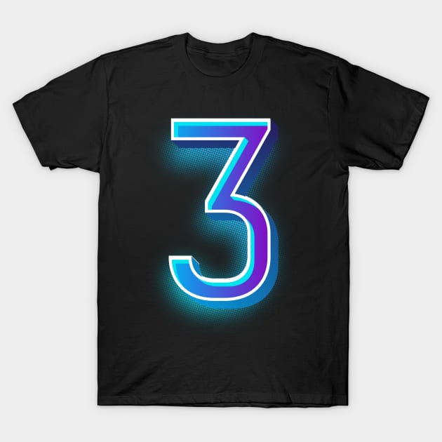 Float 3 Blue glow T-Shirt by MplusC